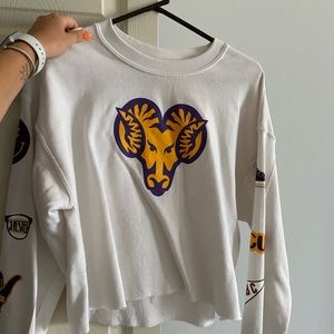 WCU cropped sweatshirt